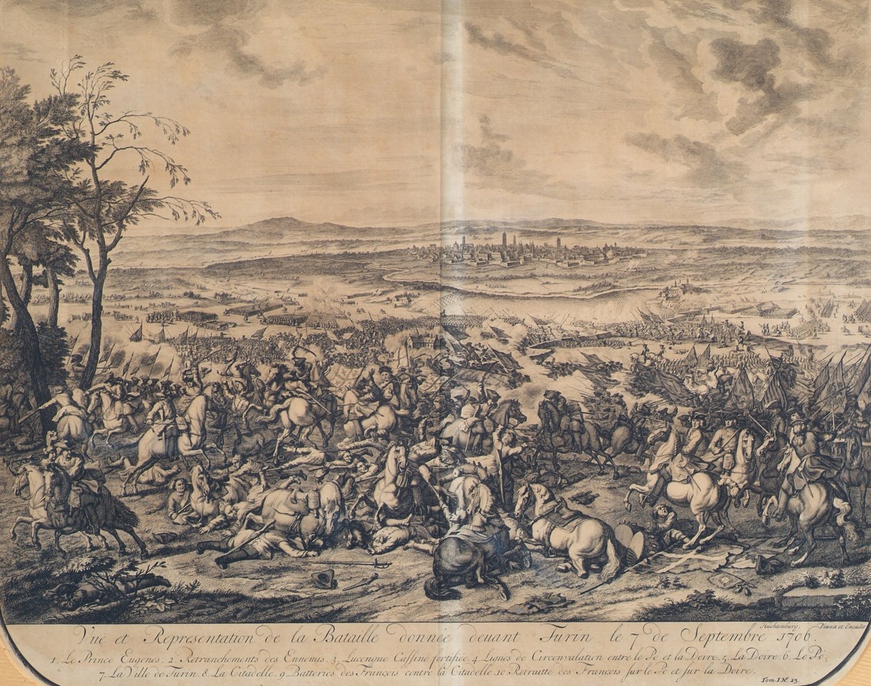 The Battle of Turin on September 7, 1706 by Jan van Huchtenburgh