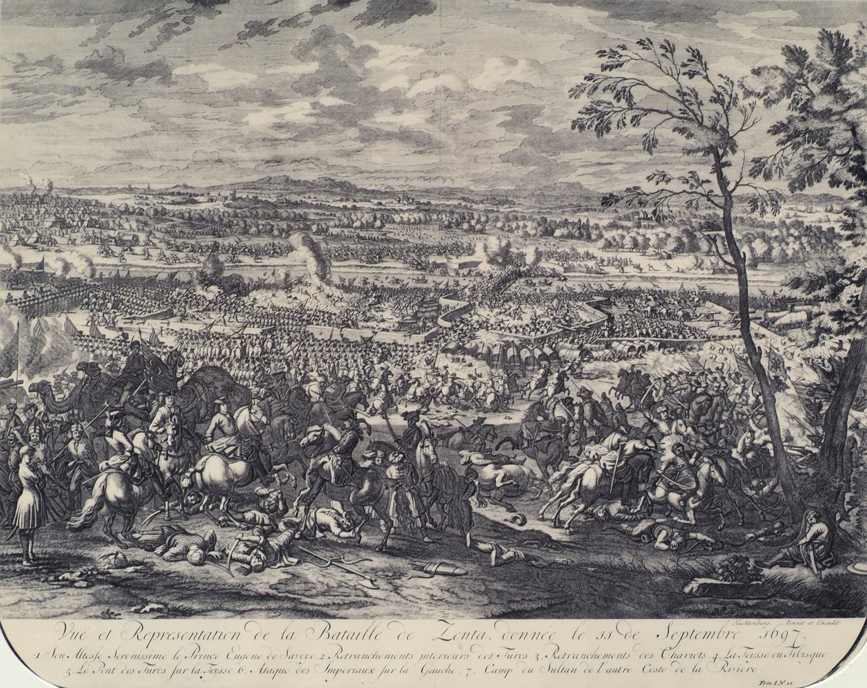 The Battle of Zenta on September 11, 1697 by Jan van Huchtenburgh