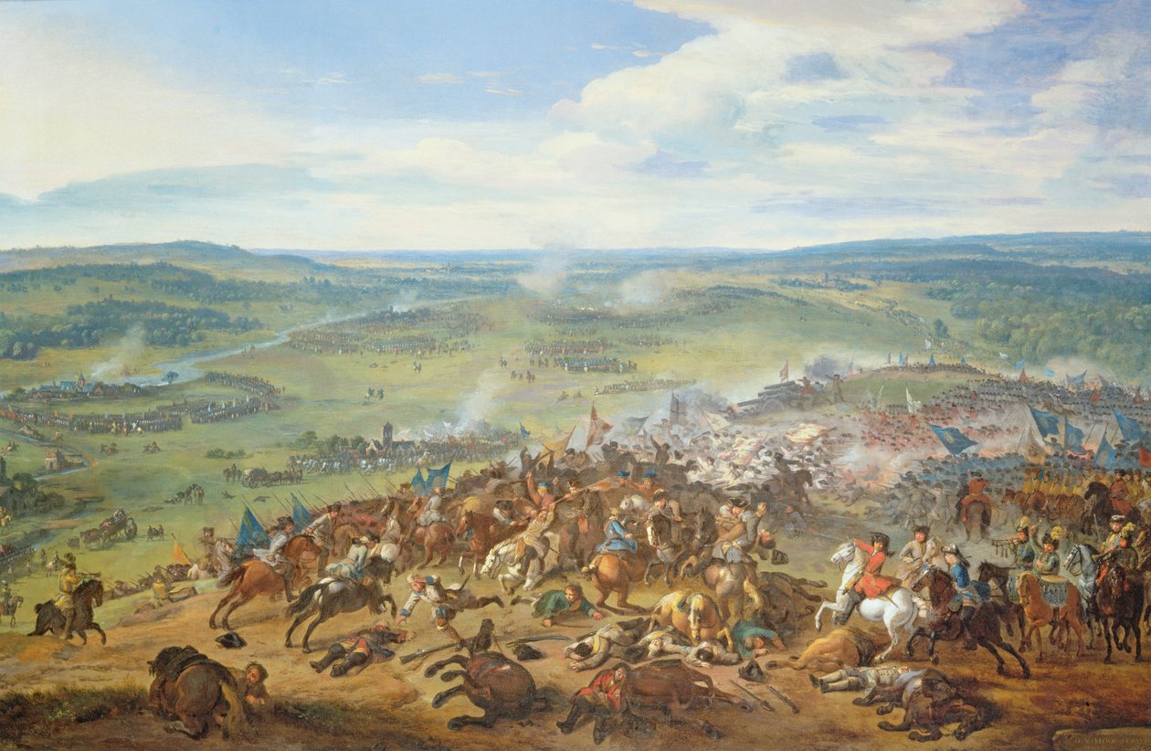 The Battle at Blenheim, near Hochstadt by Jan van Huchtenburgh