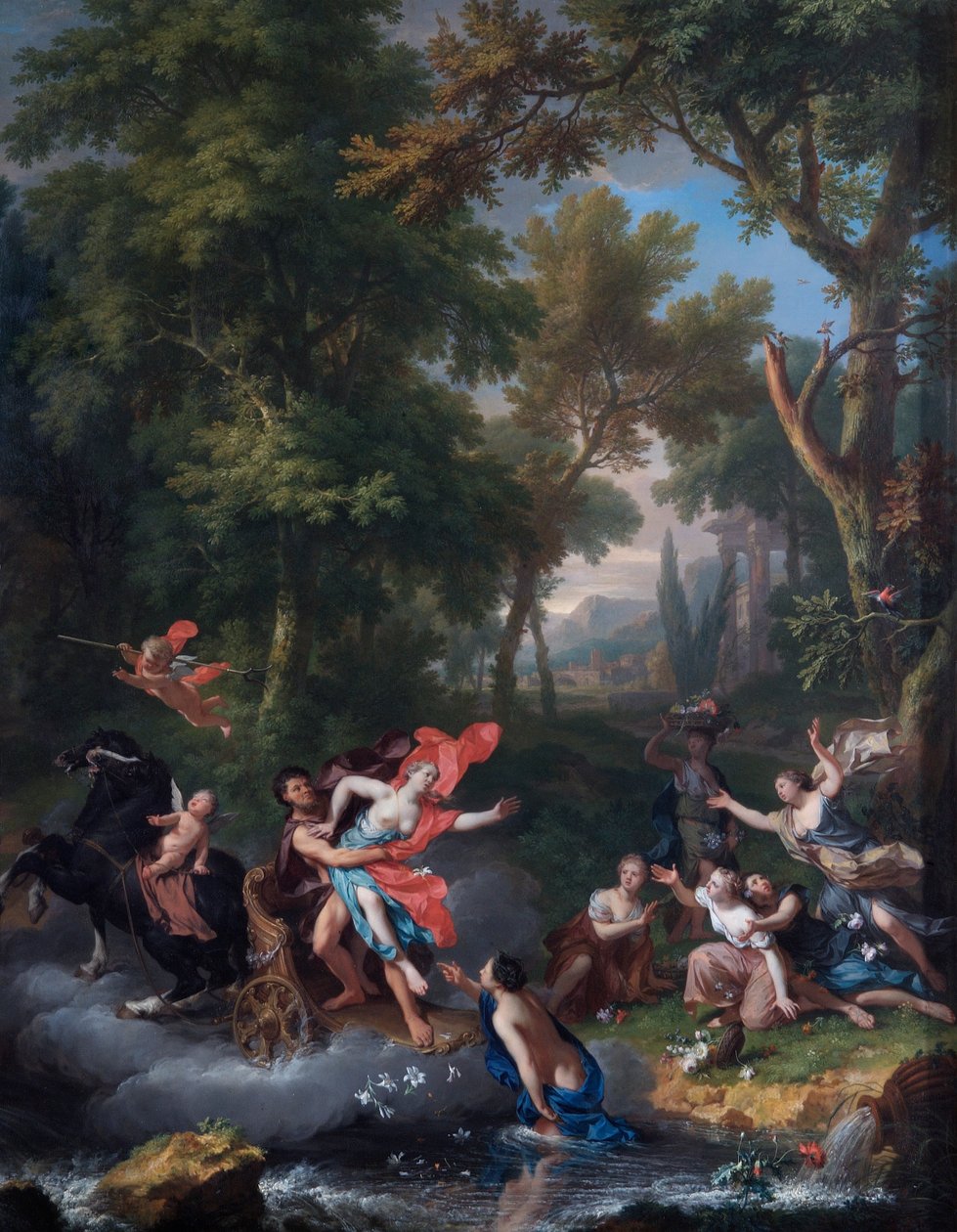 The Rape of Proserpina, 18th century by Jan van Huysum