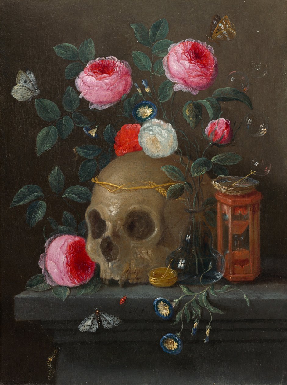 Vanitas Still Life, c. 1665-1670 by Jan van Kessel