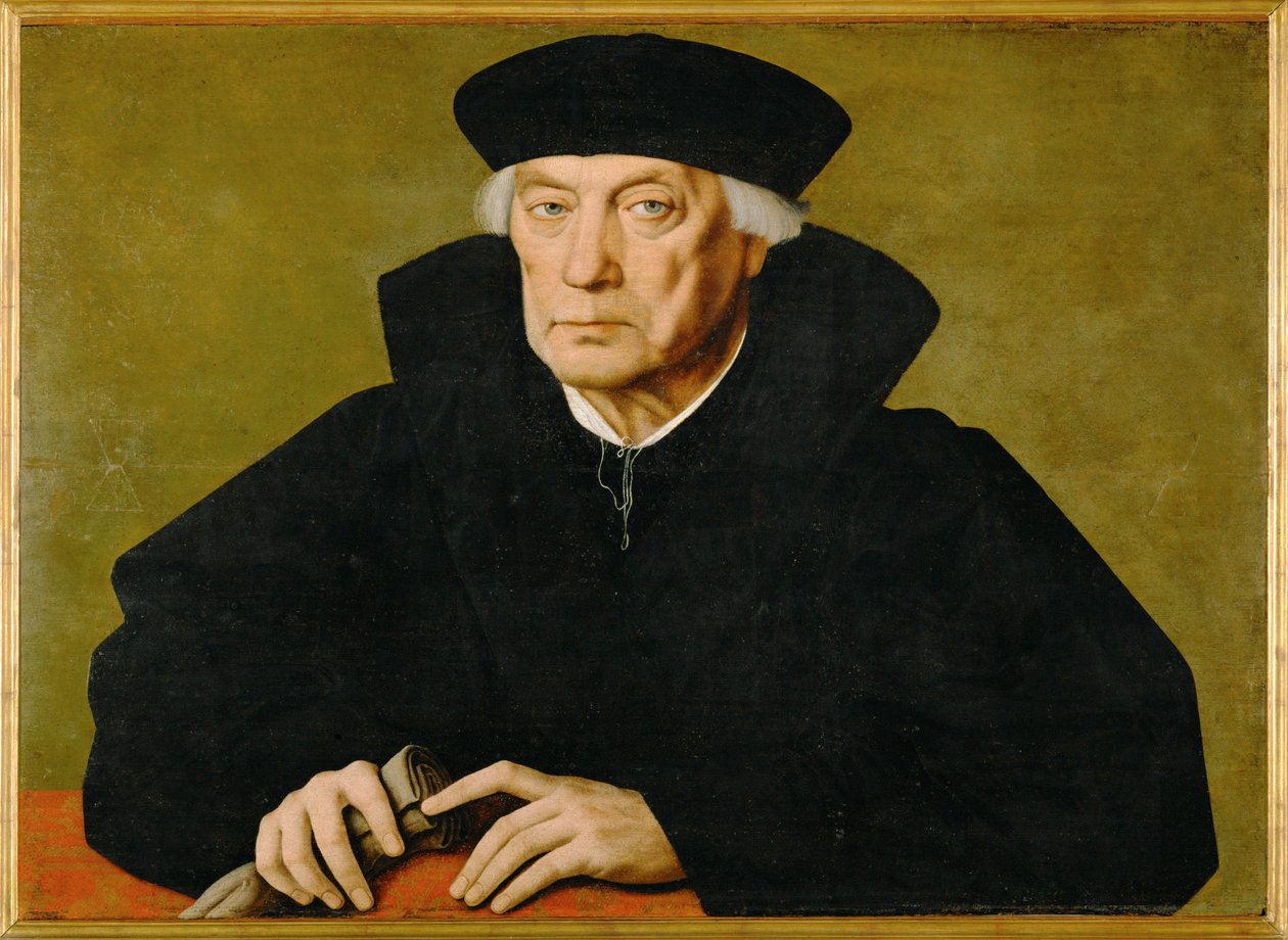 Jan II Carondelet, Statesman, Counselor to Margarete of Parma (Daughter of Emperor Karl V) by Jan van Scorel