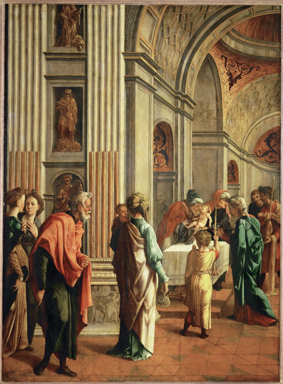 Jesus Brought to the Temple by Jan van Scorel