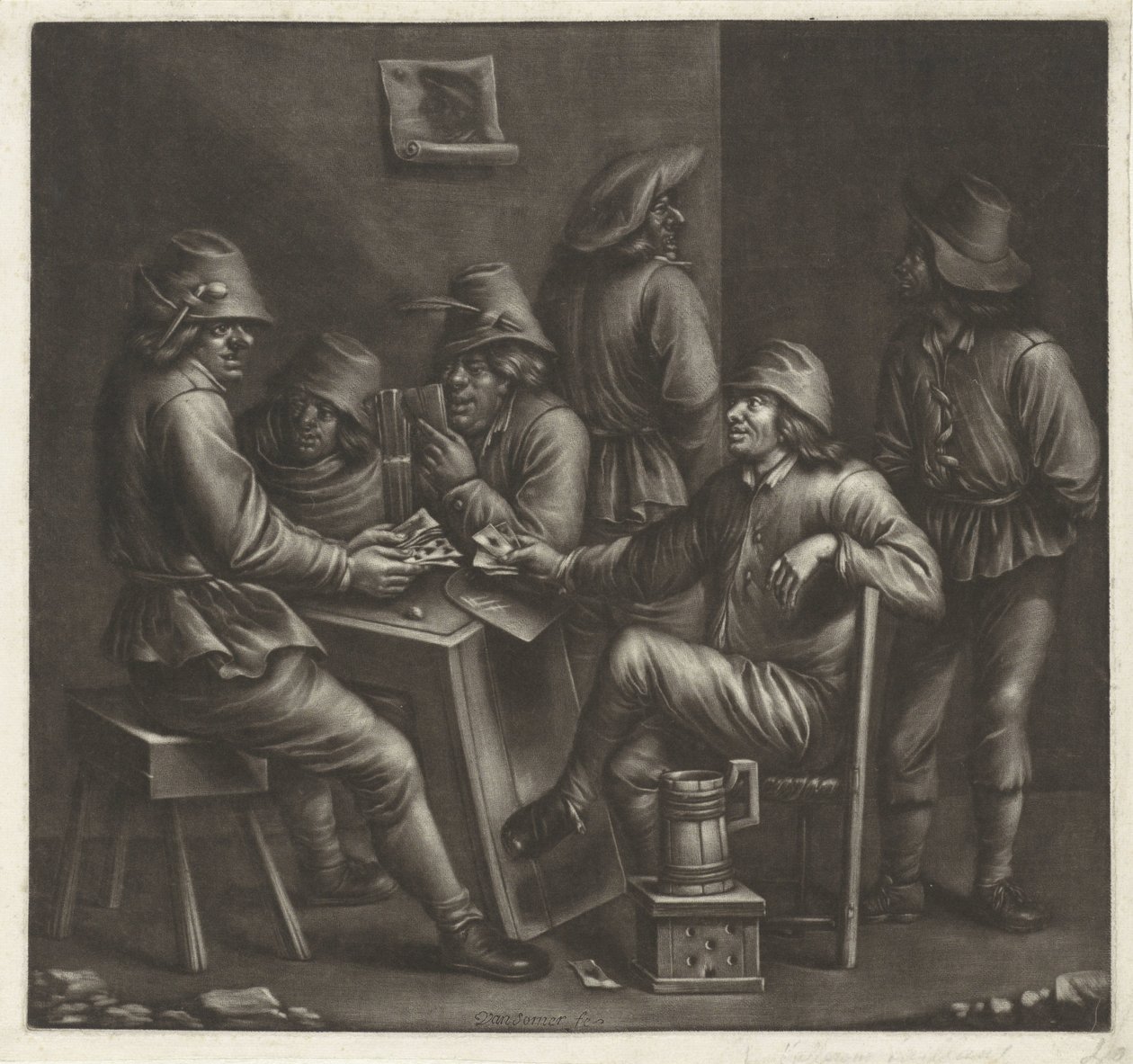 Card Players by Jan van Somer