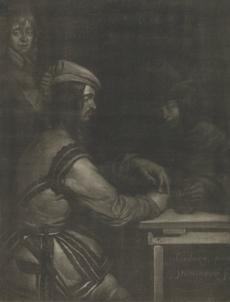 Scene at an Inn by Jan van Somer