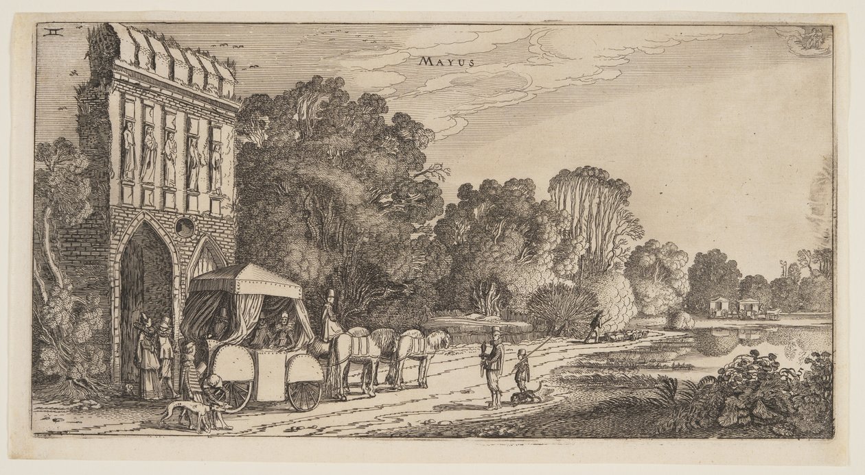 May, from The Twelve Months of the Year by Jan van de Velde II