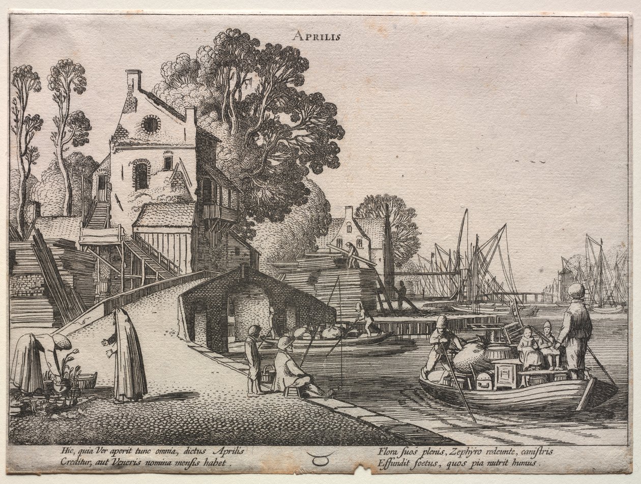 The Twelve Months: April by Jan van de Velde II