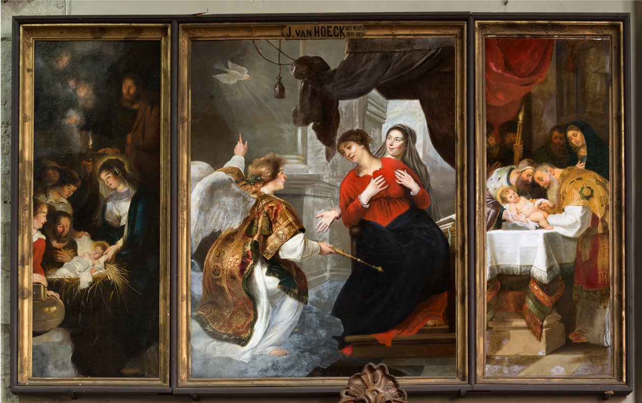 Parish Church (Parochiekerk Onze-Lieve-Vrouw). Interior by Jan van den Hoecke