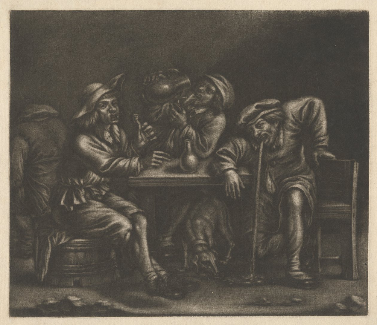 The Drinkers by Jan van der Bruggen