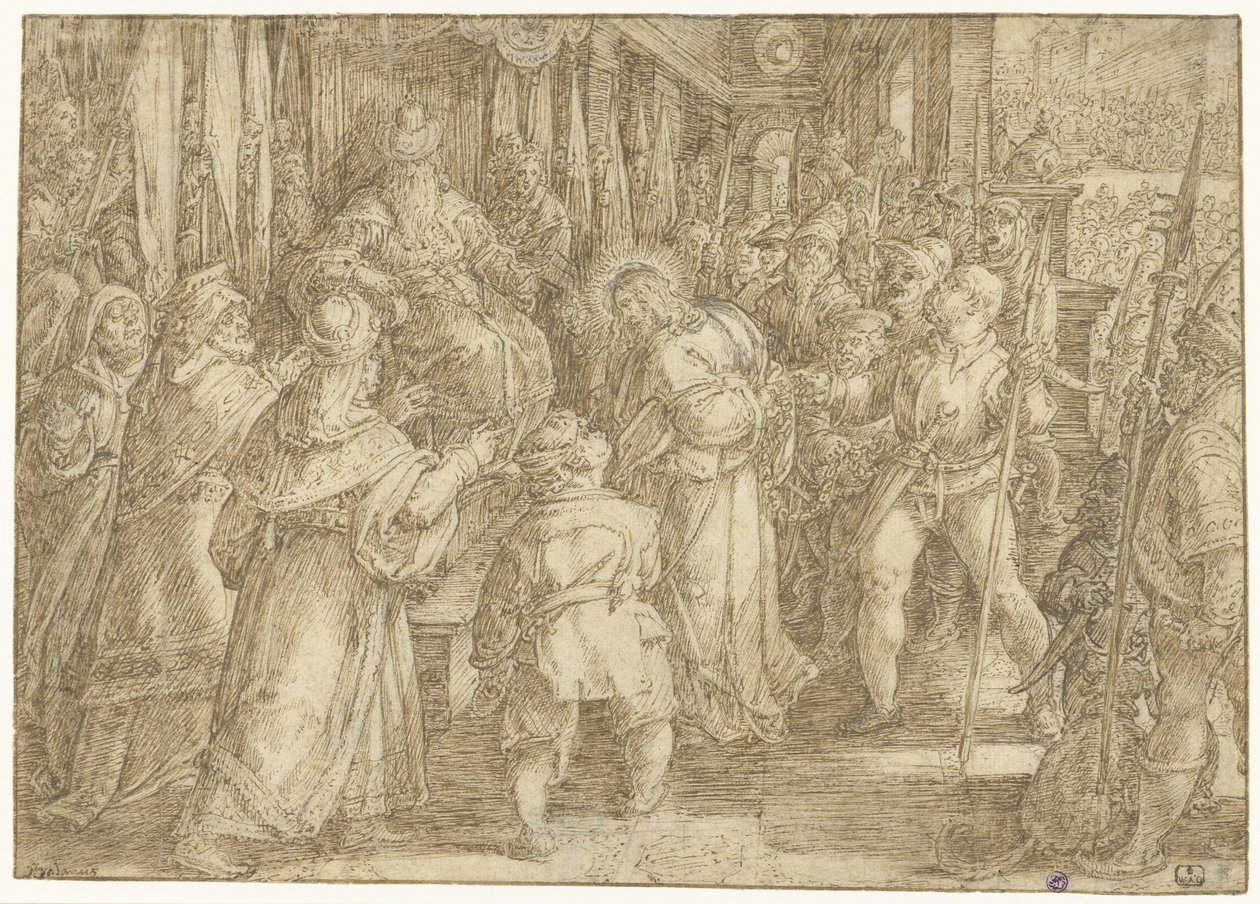 Christ Before Pilate by Jan van der Straet