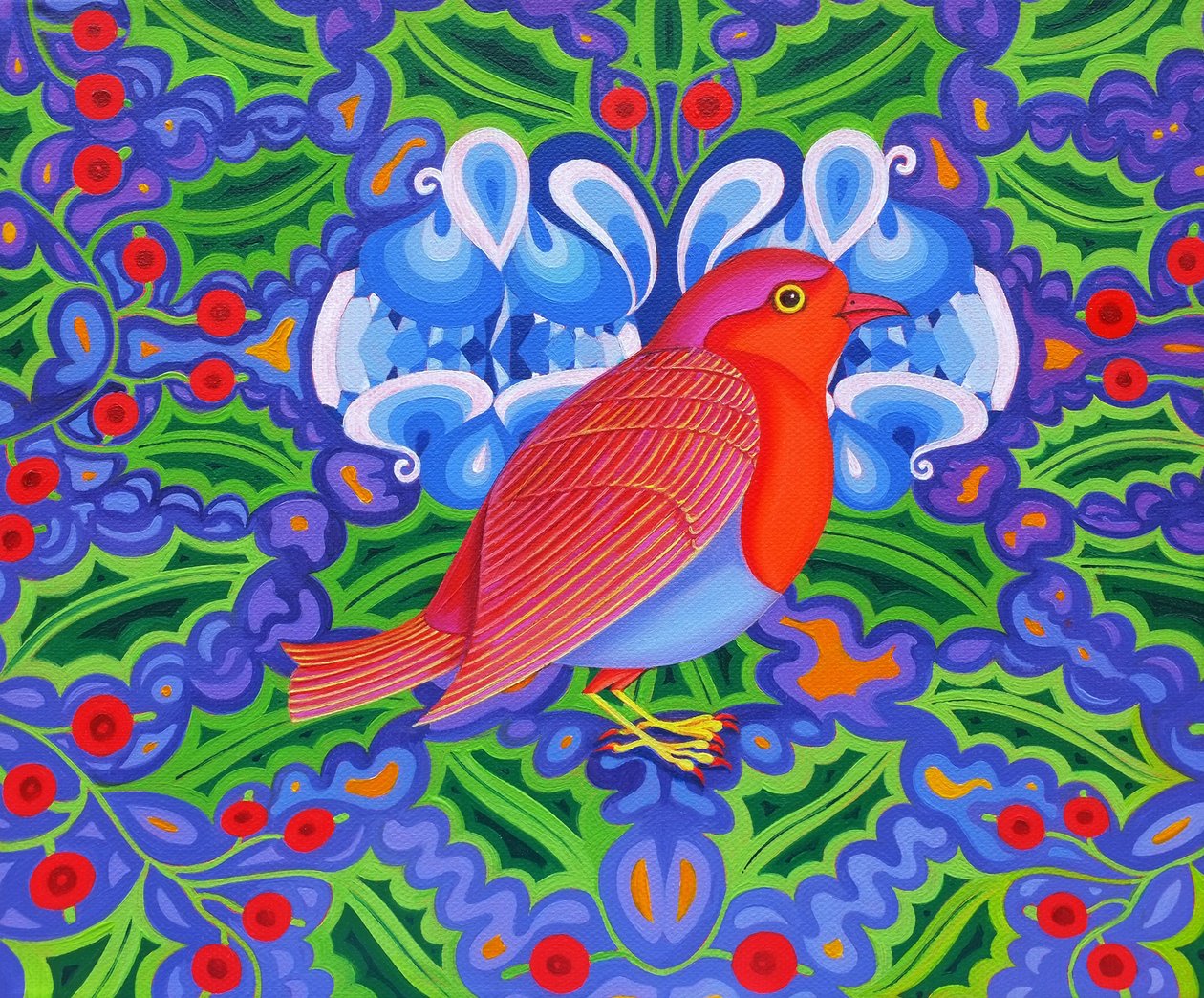 Christmas Robin, 2012 by Jane Tattersfield