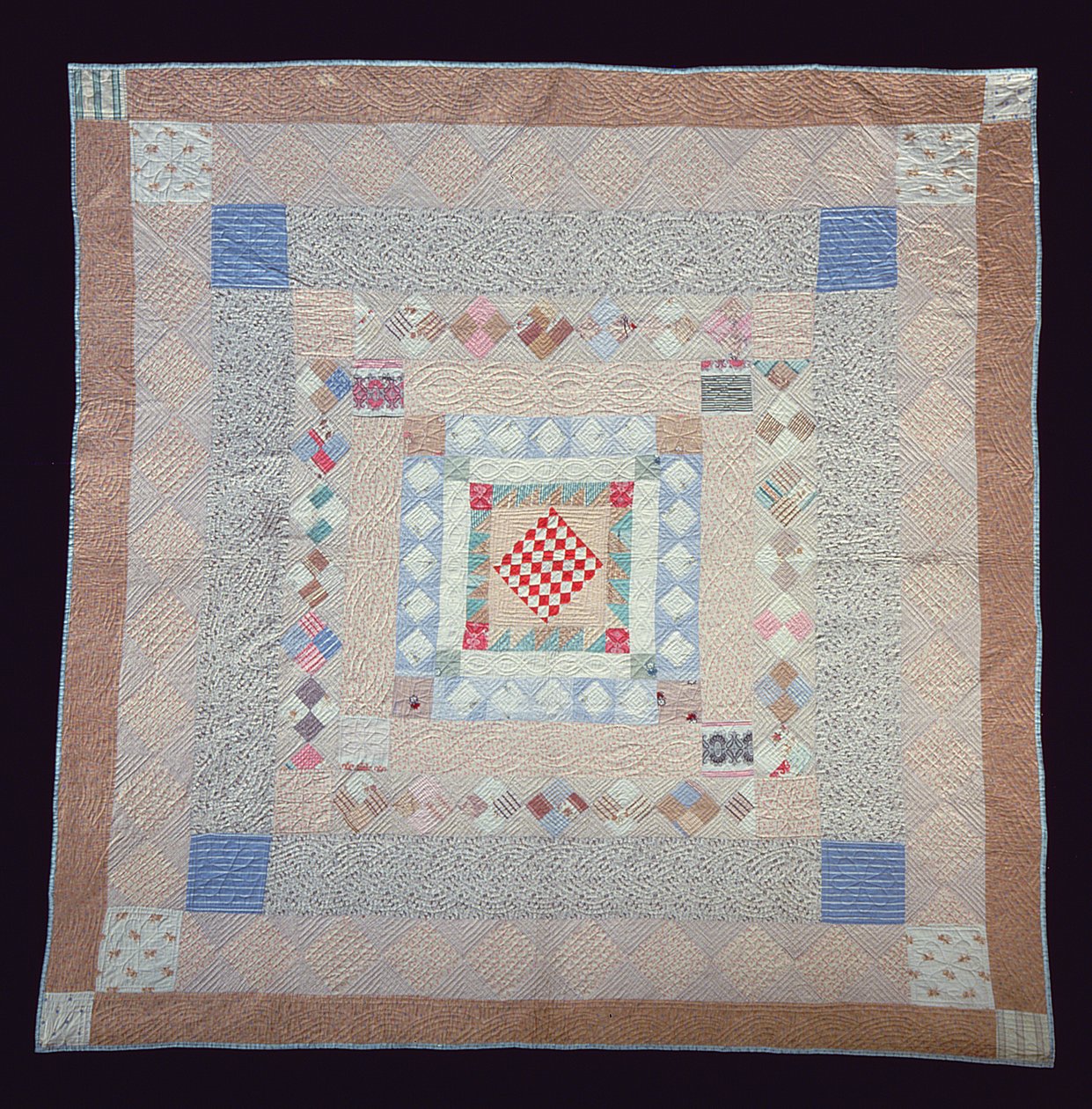 Patchwork Quilt, c.1860 by Jane Pizar