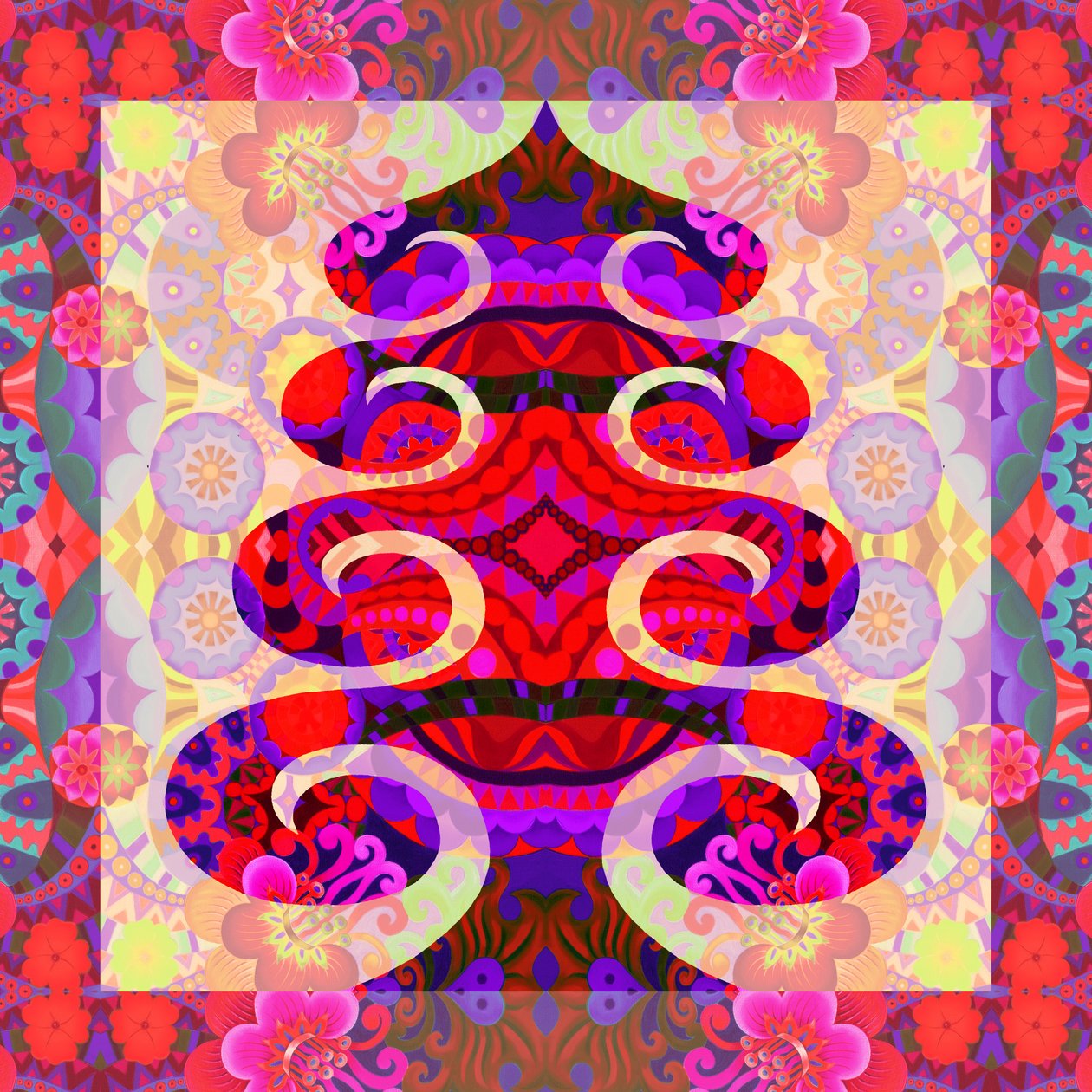 Tree in Red, 2020 by Jane Tattersfield