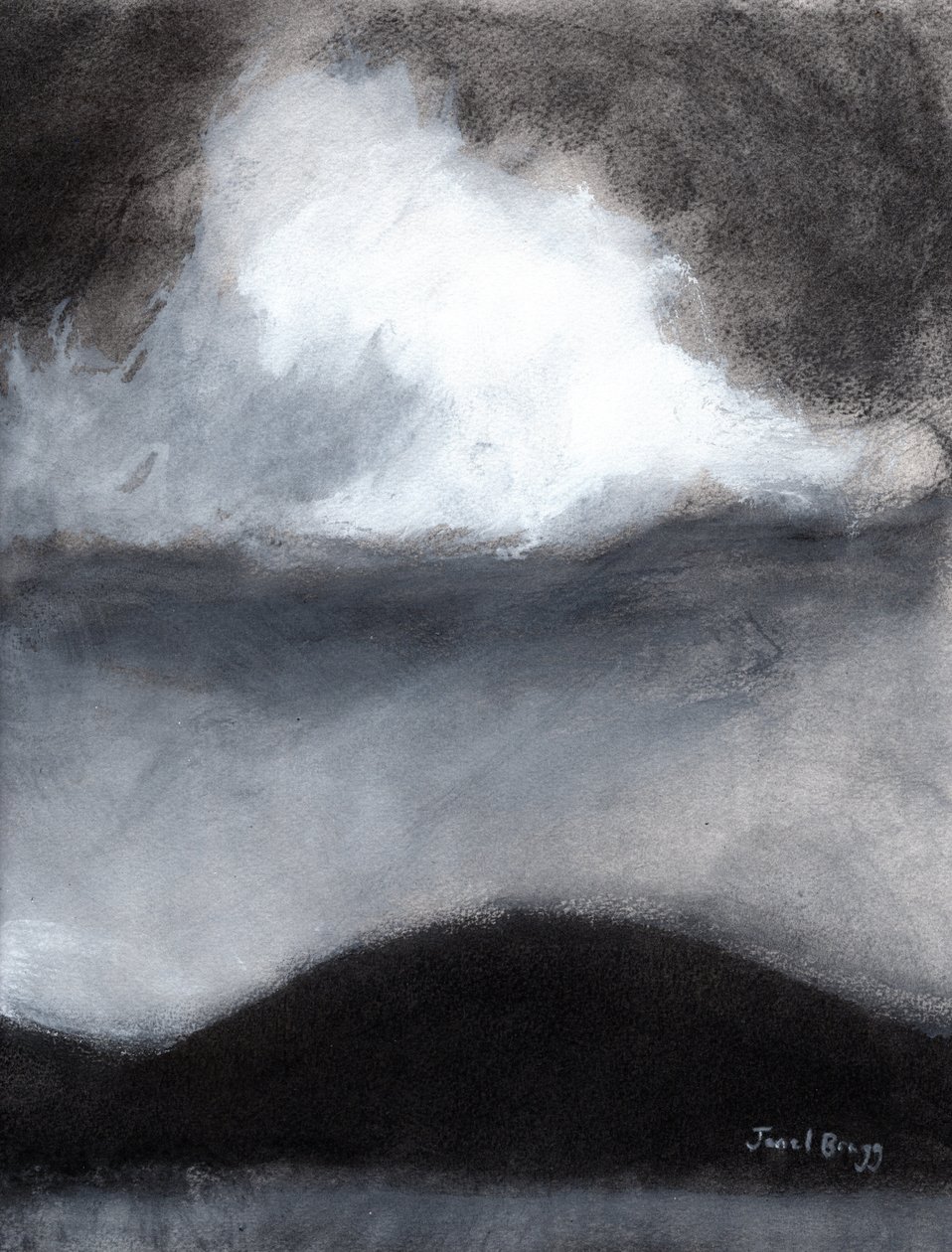 Cloud over Guemes Island by Janel Bragg