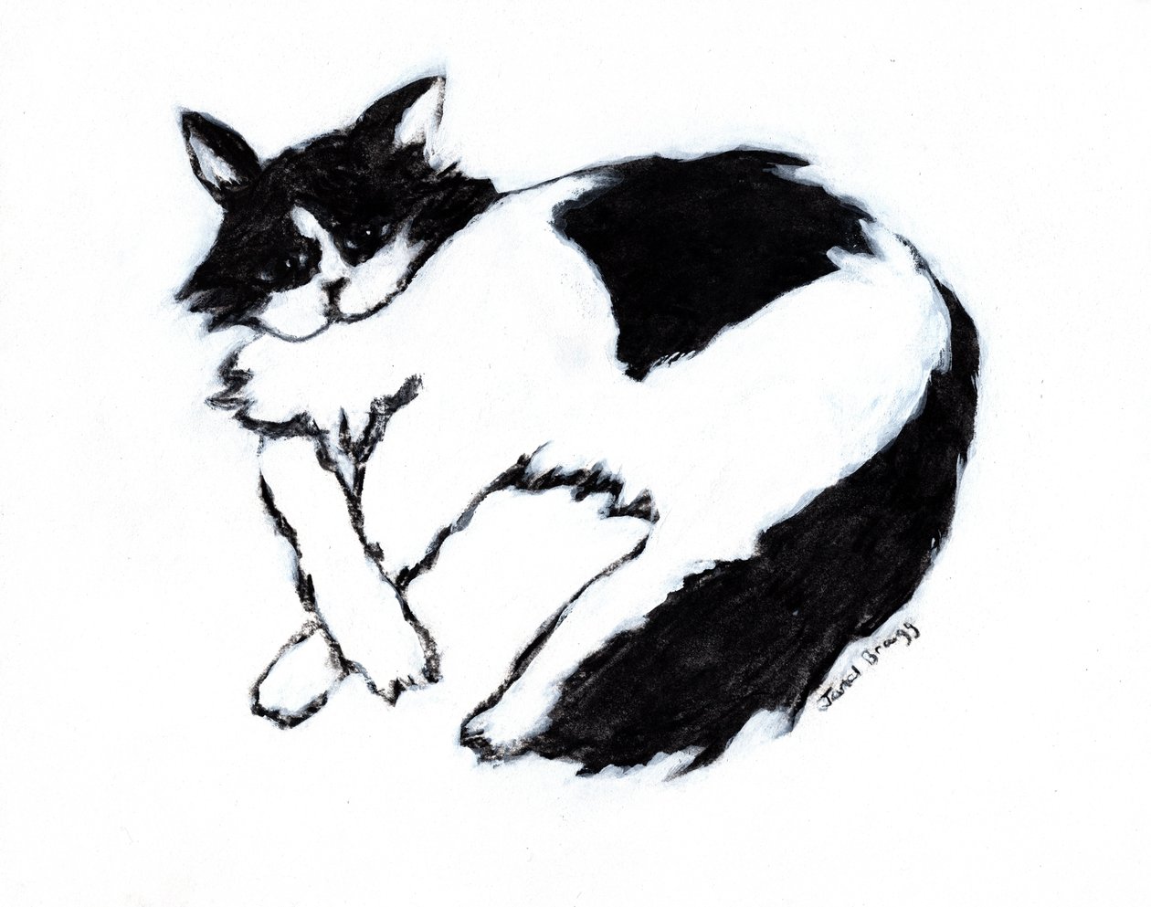 Thomas Lounging II by Janel Bragg