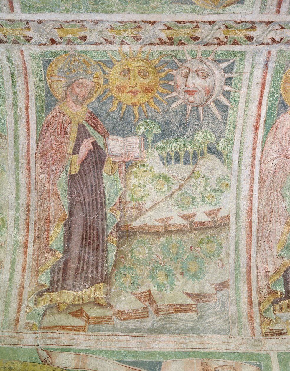 The Creation of the Sun, Moon and Stars, 1490 by Janez Kastav