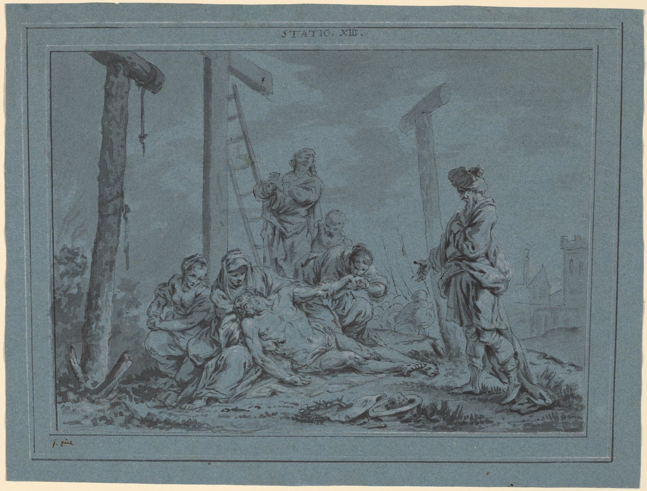 The Lamentation by Januarius Zick
