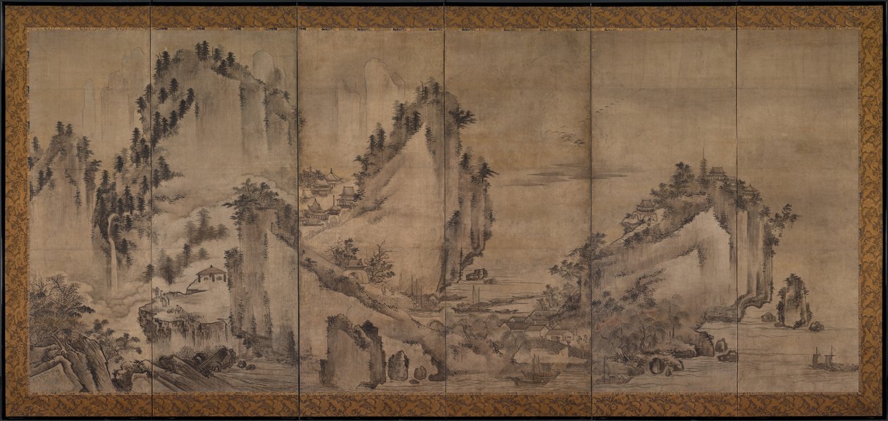 Landscape by Japan, Muromachi period