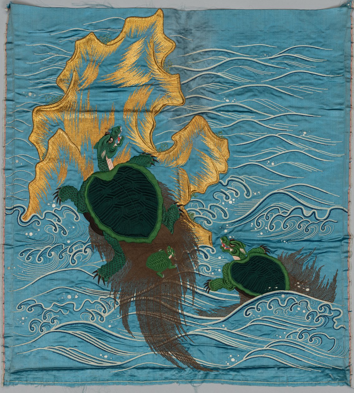 Embroidered Fukusa by Japan, late 19th early 20th century