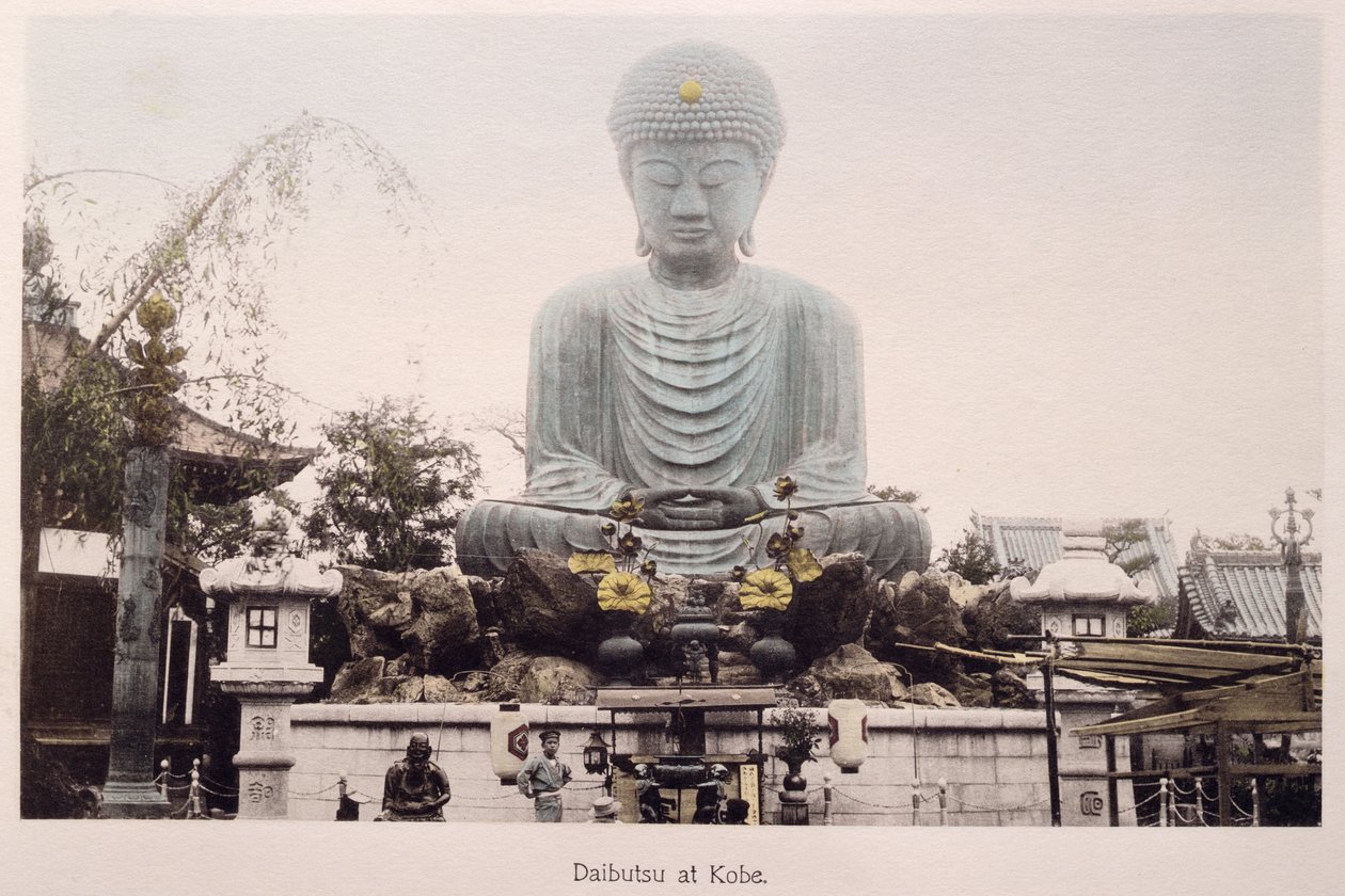 Daibutsu at Kobe, c.1880 by Japanese Photographer