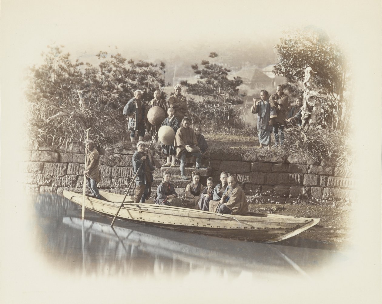 A boat at the riverbank, Japan by Japanese Photographer