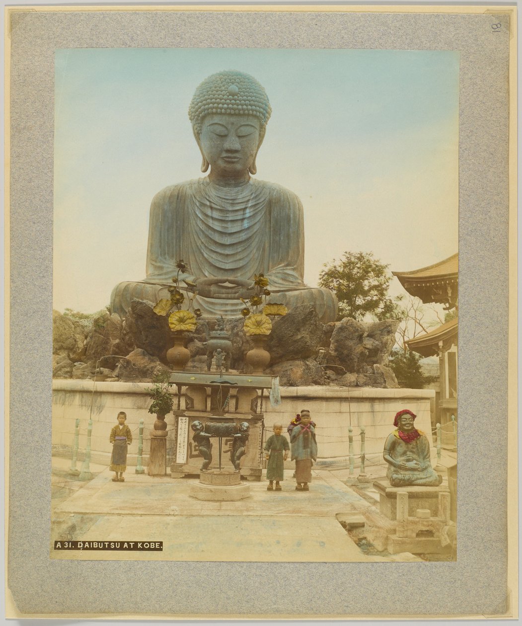 Daibutsu at Kobe, Japan by Japanese Photographer
