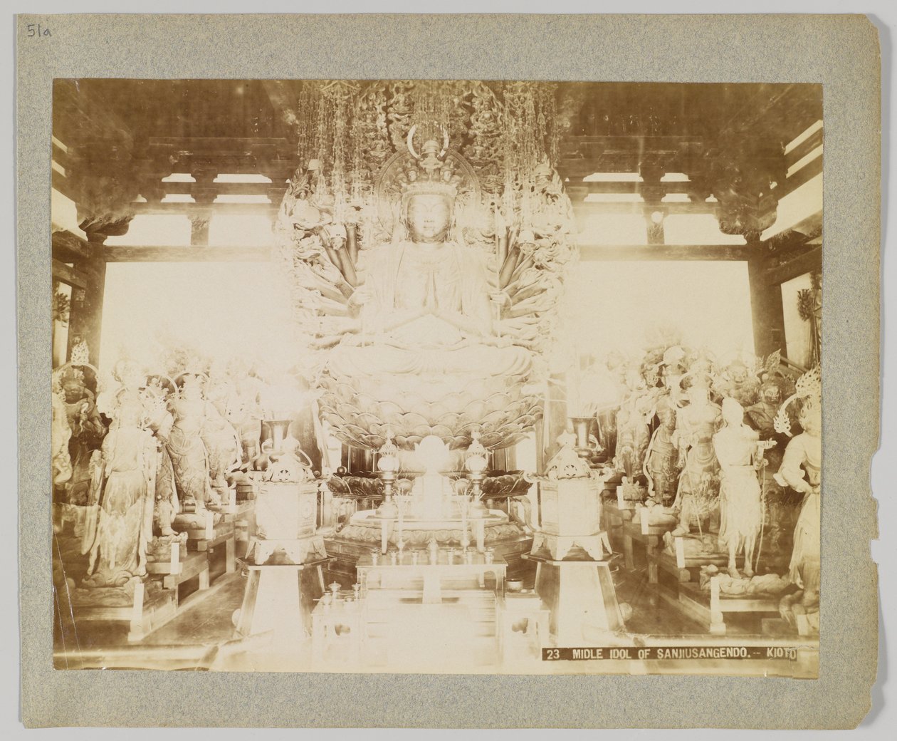 Idol at Sanjusangendo, Kyoto, Japan by Japanese Photographer