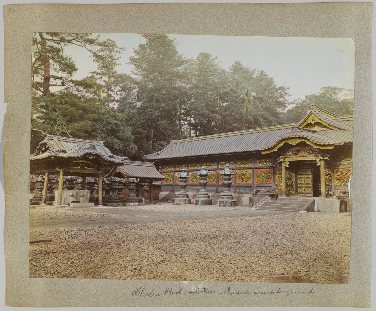 Inside the Temple Grounds, Shiba Park, Tokyo, Japan by Japanese Photographer
