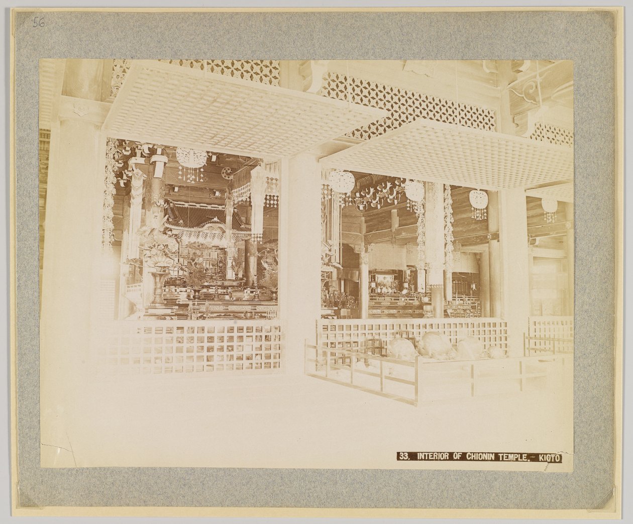 Interior of Chionin Temple, Kyoto, Japan by Japanese Photographer
