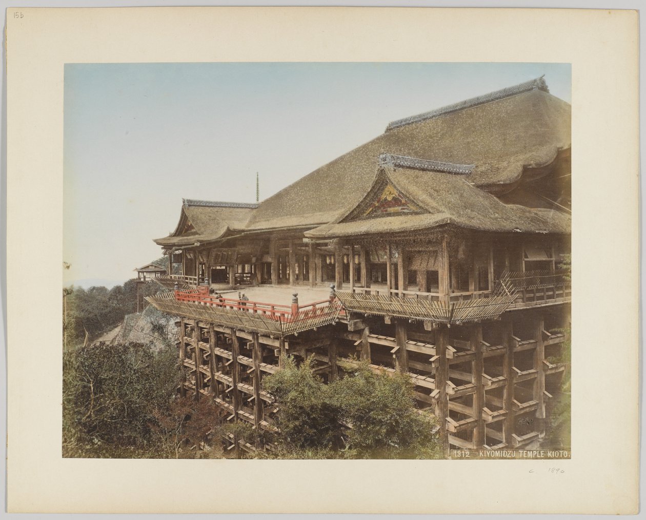 Kiyomidzu Temple, Kyoto, Japan, c.1890 by Japanese Photographer