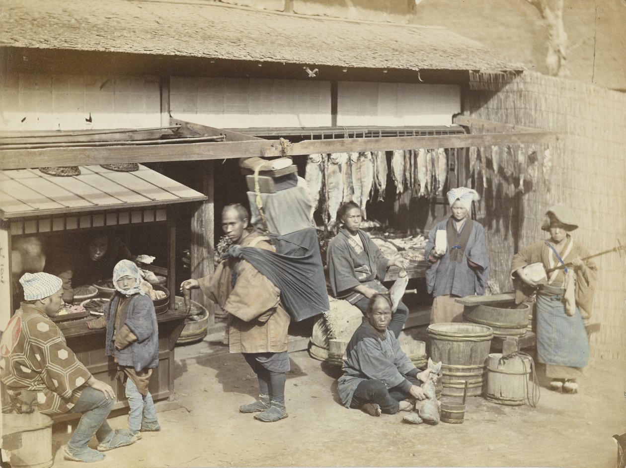 Marketplace in Japan by Japanese Photographer