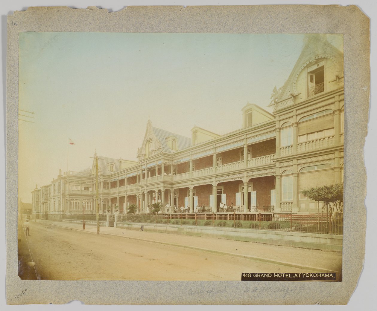 The Grand Hotel at Yokohama, Japan by Japanese Photographer
