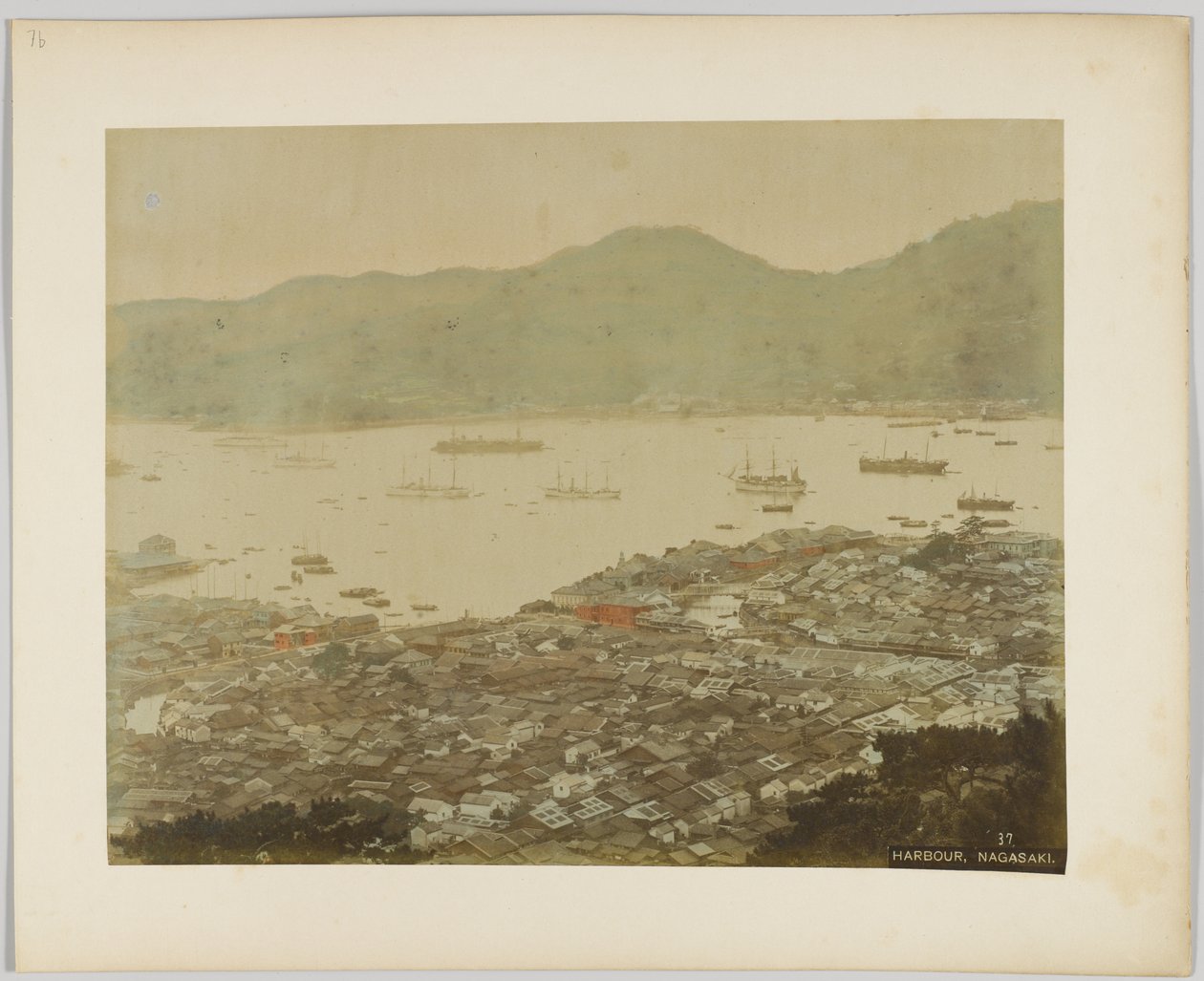 The Harbour at Nagasaki, Japan by Japanese Photographer