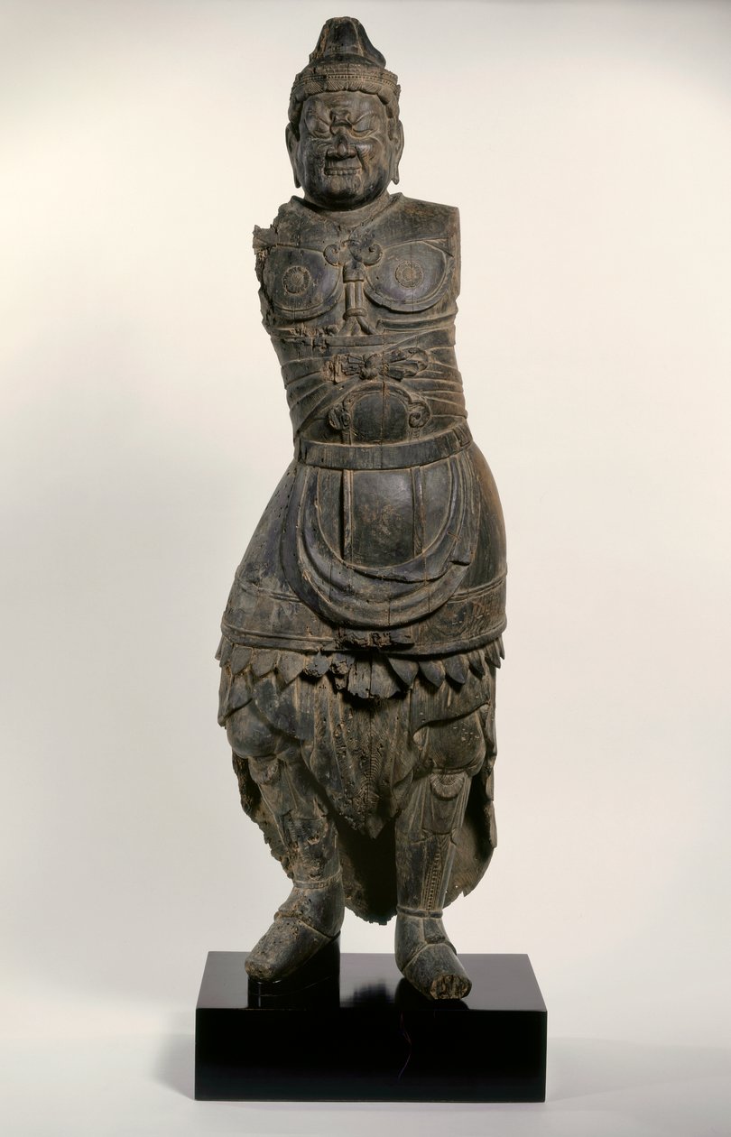 A Guardian King of the Four Corners, 12th century by Japanese School