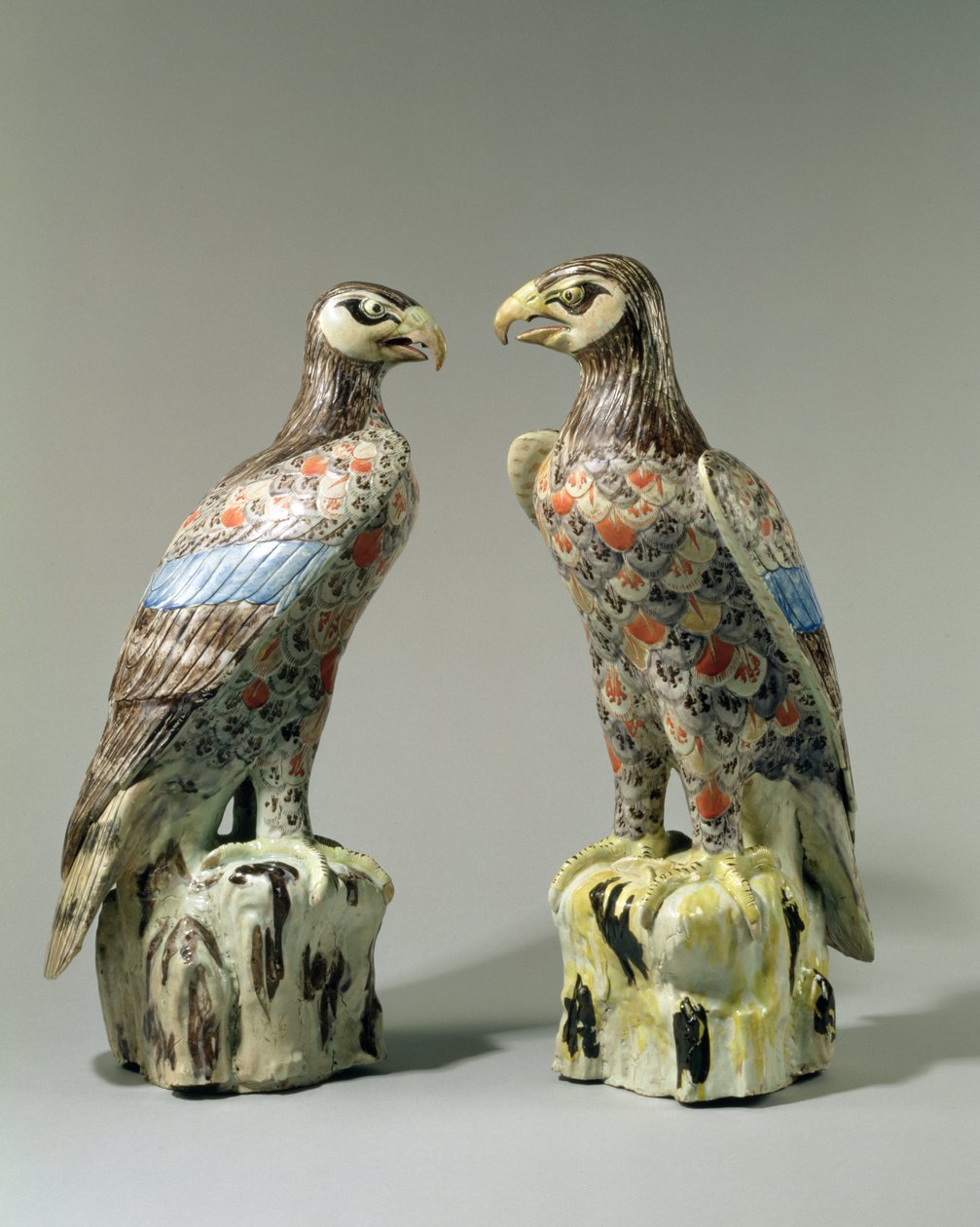 A Pair of Arita Eagles, 1695 by Japanese School