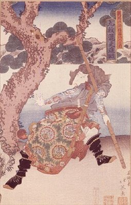 Actor Nakamura Shikan (1800-47), as Kumonryo Shishin by Japanese School