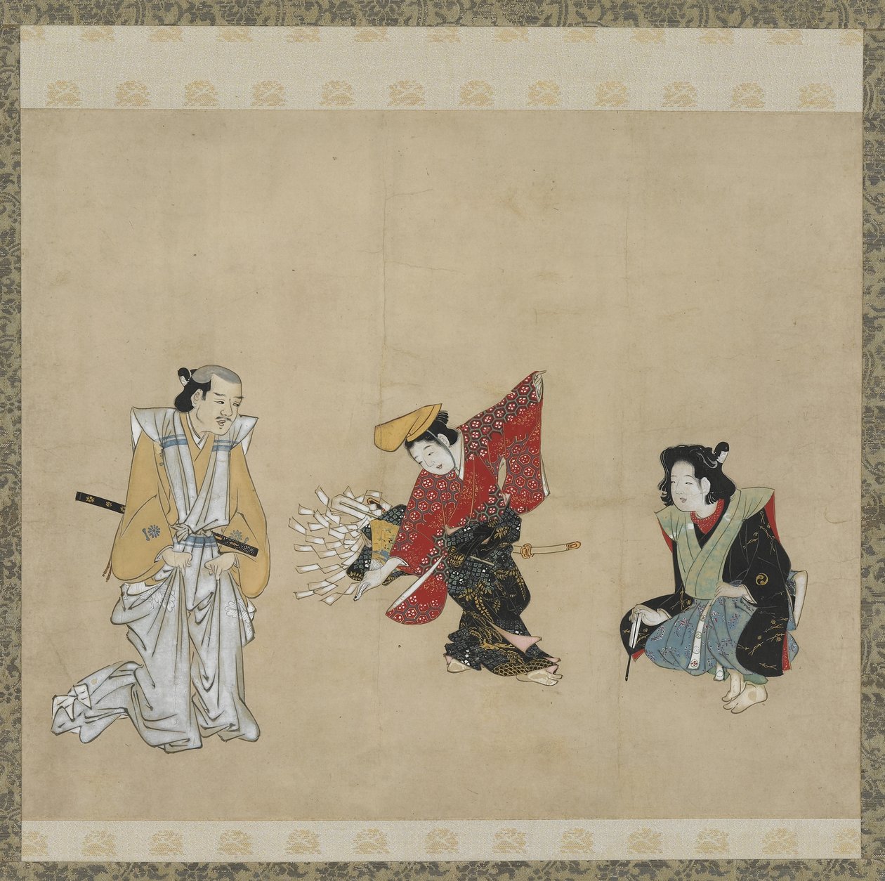 Boy performing a Narihira Dance, Edo period by Japanese School