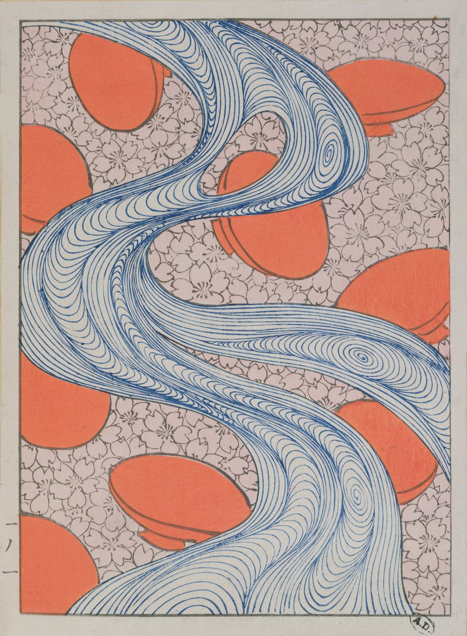 Fabric design, end nineteenth century by Japanese School