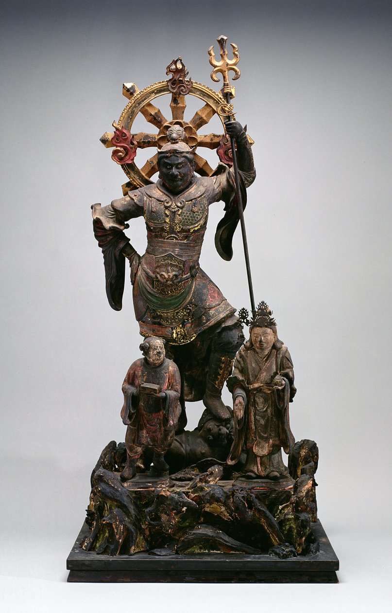Figure of a Guardian Deity, Kamakura period, 12th-14th century by Japanese School