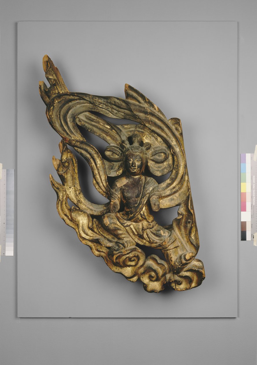 Flying Attendant on Cloud, late 12th century by Japanese School