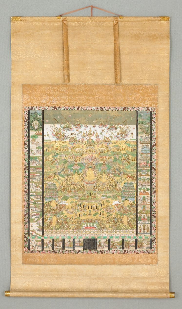 Illustration of the Contemplation Sutra (Taima Mandara) by Japanese School