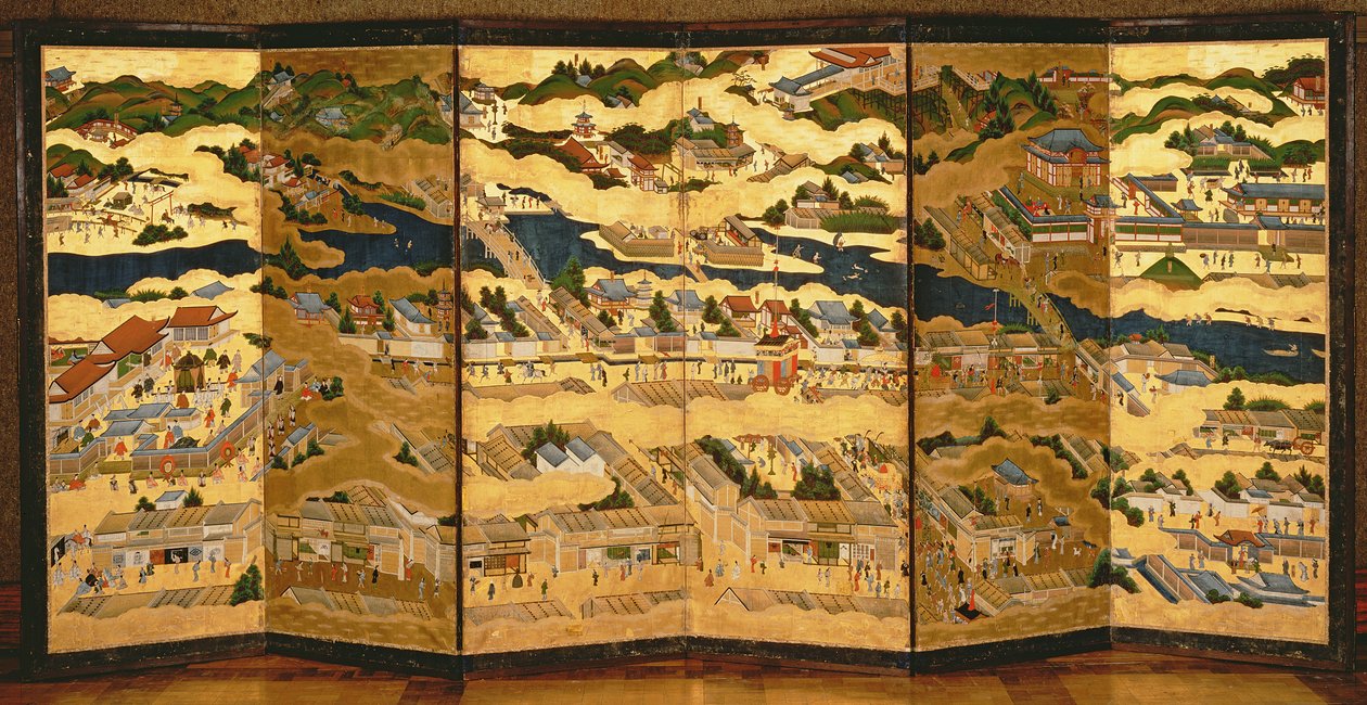 In and around the environs of Kyoto, Edo Period by Japanese School