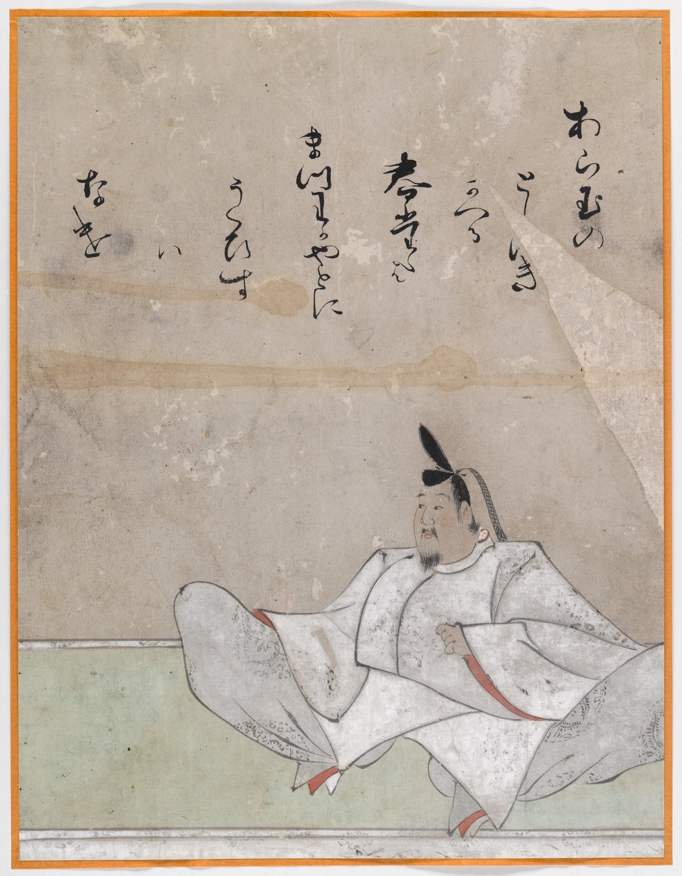 One of the Sanjurokkasen, album leaf by Japanese School