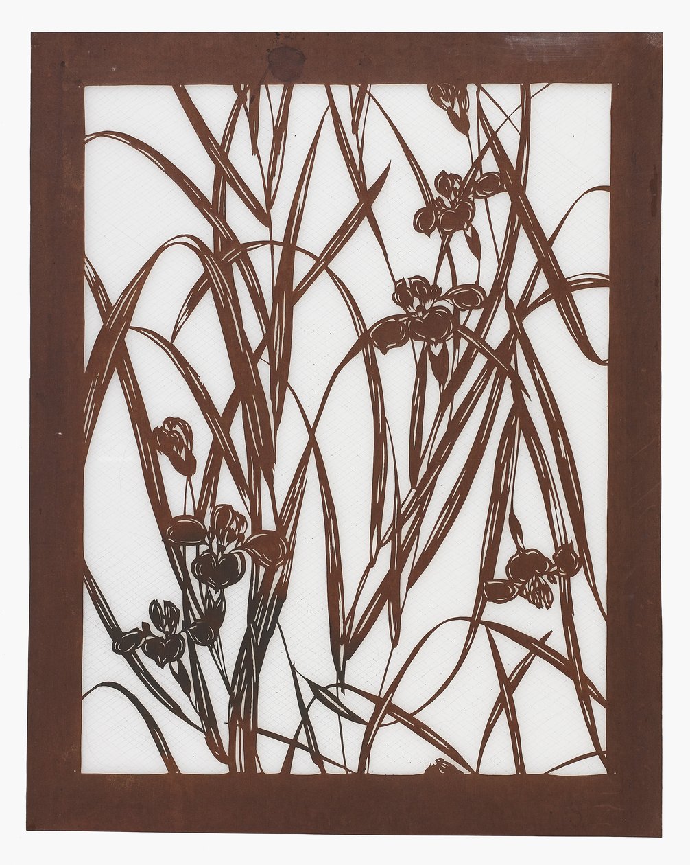 Paper stencil (katagami), late 19th century by Japanese School