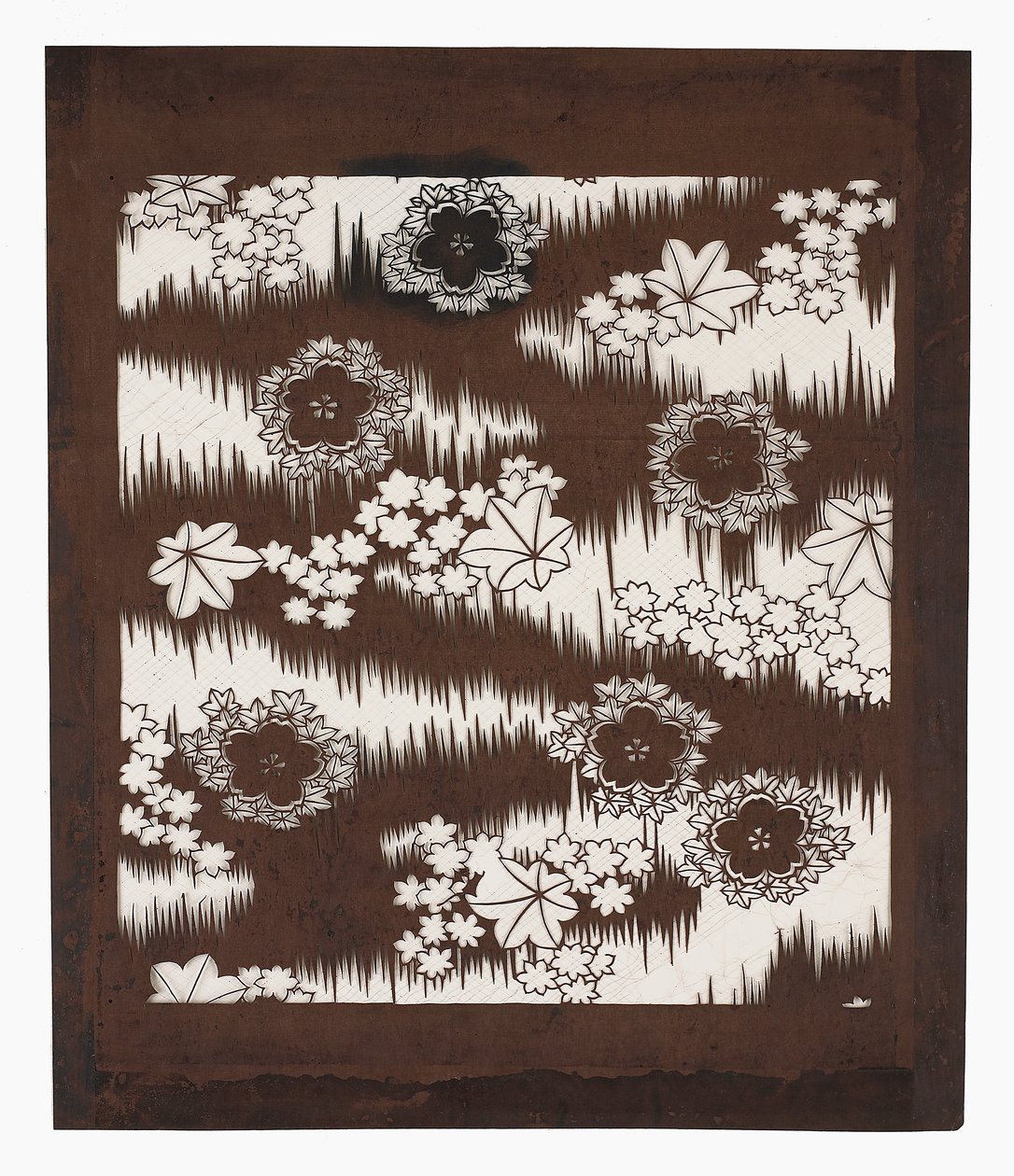 Paper stencil (katagami), late 19th century by Japanese School