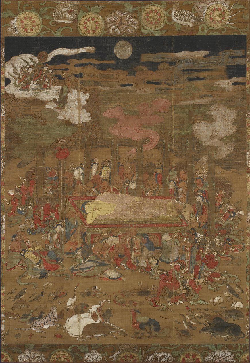 Parinirvana of Sakyamuni, the Historical Buddha by Japanese School