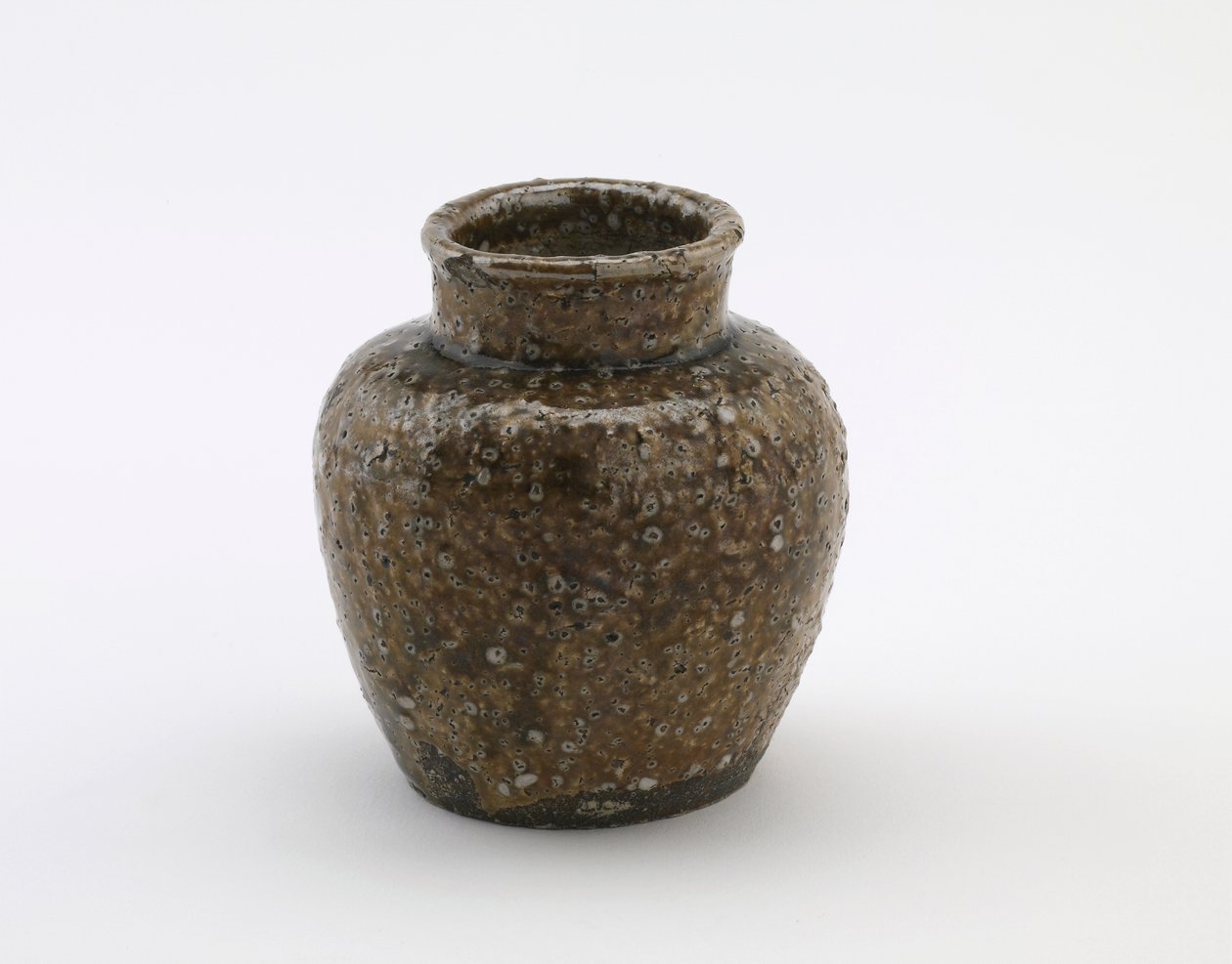 Small tea jar for commercial use, Meiji era by Japanese School