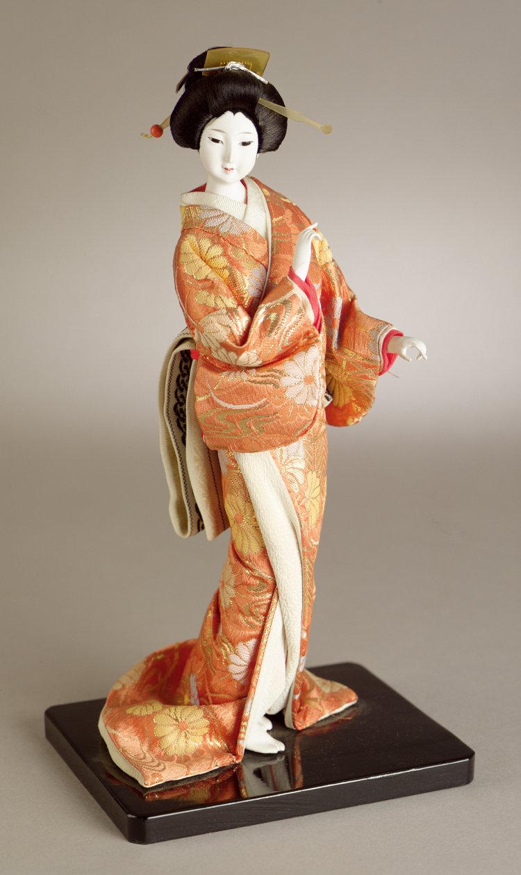 Standing lady doll, Japanese by Japanese School