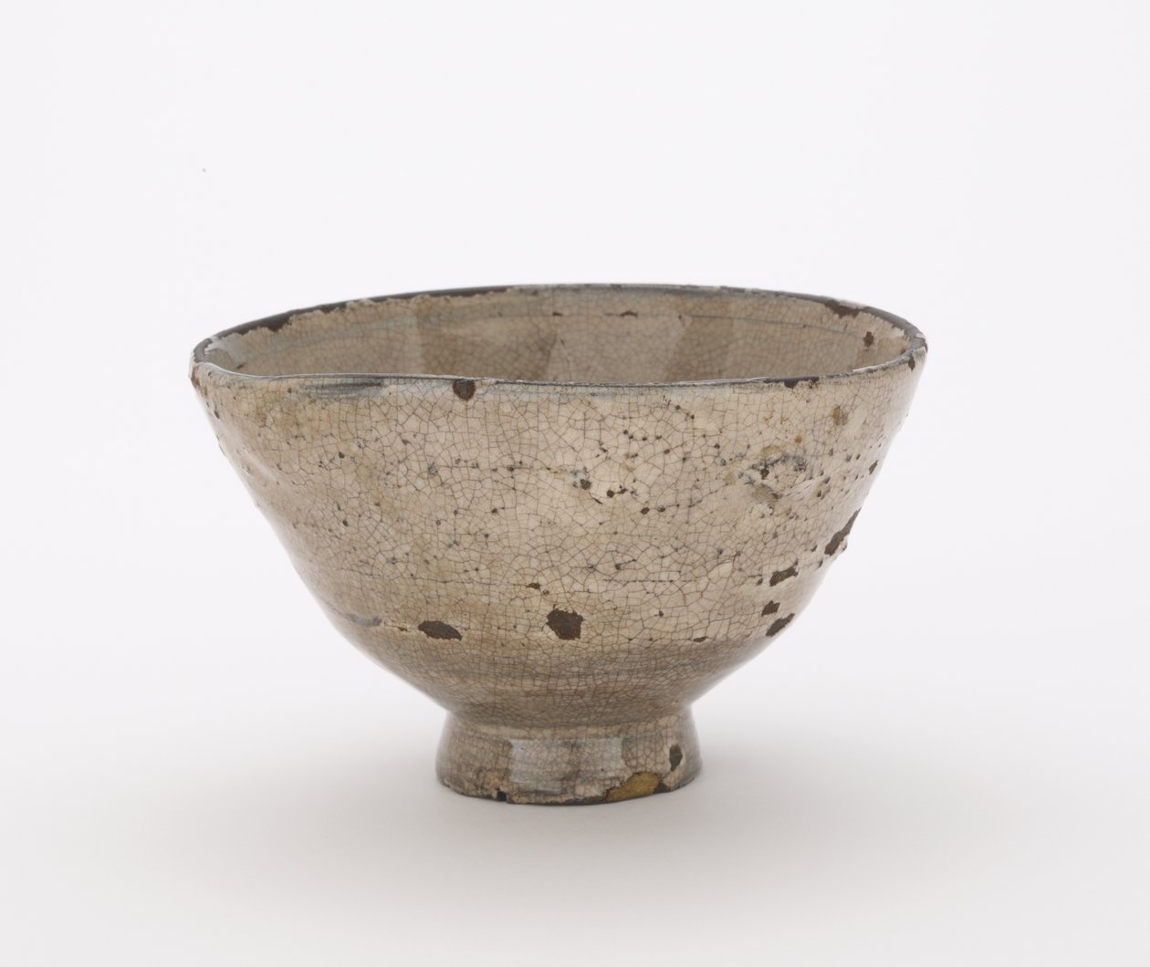 Tea bowl, possibly Hagi ware, Tea bowl by Japanese School
