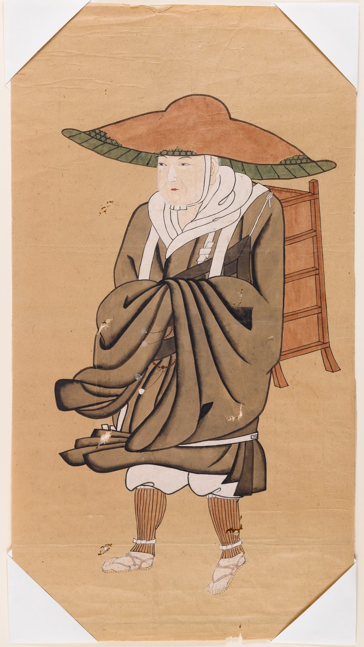 The Chinese Buddhist Pilgrim Hsuan-Tsang by Japanese School